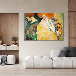 Paveikslas ant drobės, Gustav Klimt, Raudonplaukės moterys Paveikslai ant drobės Gera namie - Geranamie.lt