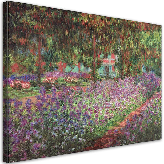 Paveikslas ant drobės, Claude Monet, Dailininko sodas Giverny