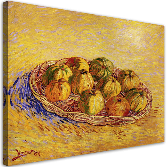 Paveikslas ant drobės, Vincent van Gogh, Krepšelis su obuoliais