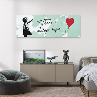 Paveikslas ant drobės, Banksy, Girl With Balloon žalia Paveikslai ant drobės Gera namie - Geranamie.lt