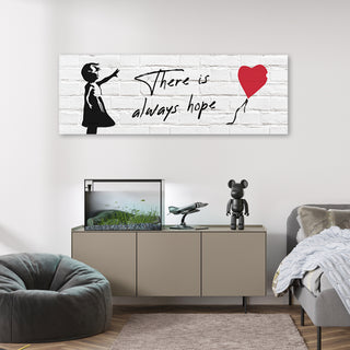 Paveikslas ant drobės, Banksy, Girl With Balloon balta Paveikslai ant drobės Gera namie - Geranamie.lt