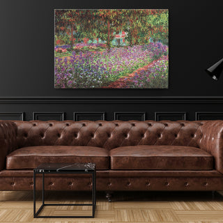 Paveikslas ant drobės, C. Monet, Dailininko sodas Giverny Paveikslai ant drobės Gera namie - Geranamie.lt