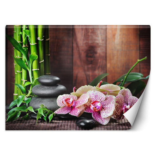Tapetai, Orchidėja su bambuku