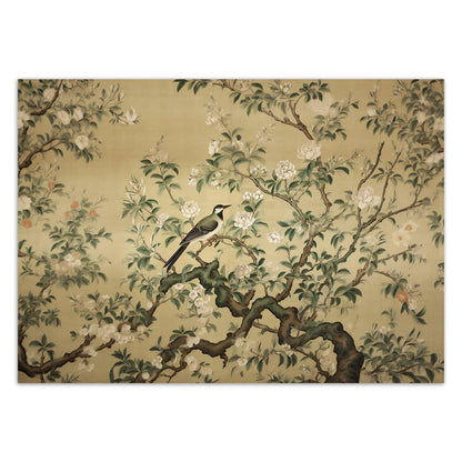 Tapetai, Paukštis medyje Chinoiserie stiliumi - Gera namie