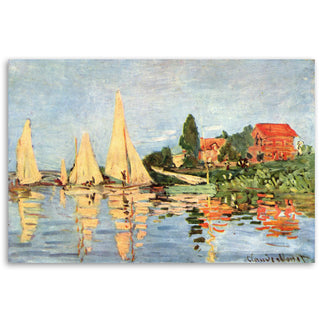 Paveikslas ant drobės, C. Monet, Regata Argenteuil mieste Paveikslai ant drobės Gera namie - Geranamie.lt