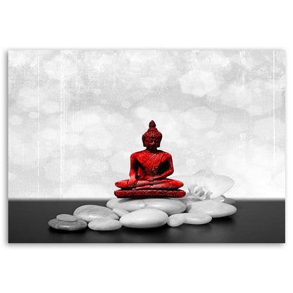 Paveikslas ant drobės, Raudonasis Buda ant akmenų - Gera namie