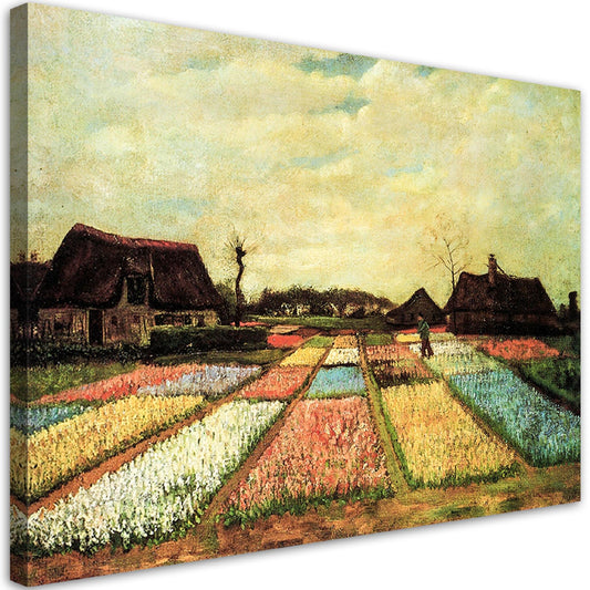 Paveikslas ant drobės, Vincent van Gogh, Gėlių laukai