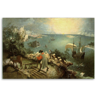 Paveikslas ant drobės, Pieter Bruegel, Ikaro kritimas Paveikslai ant drobės Gera namie - Geranamie.lt