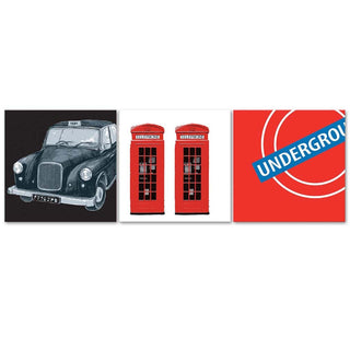 Paveikslų ant drobės rinkinys, Britanijos simboliai Paveikslai ant drobės Gera namie - Geranamie.lt