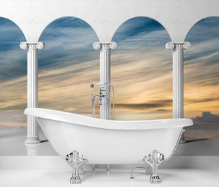 Fototapetai, Kolonos saulėlydyje Tapetai Gera namie - Geranamie.lt