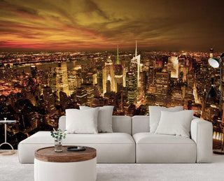 Fototapetai, Vidurnakčio Manhatanas Tapetai Gera namie - Geranamie.lt