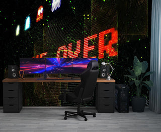Fototapetai, Užrašas GAME OVER juodas Tapetai Gera namie - Geranamie.lt