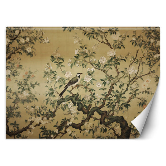 Tapetai, Paukštis medyje Chinoiserie stiliumi