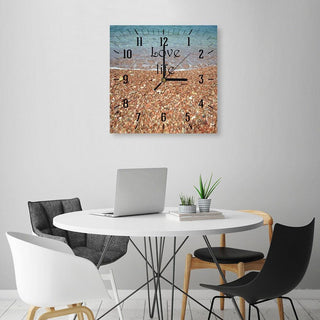 Sieninis laikrodis, Jūros krantas ir akmenys Sieniniai laikrodžiai Gera namie - Geranamie.lt