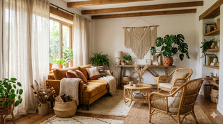 boho dekoras namuose