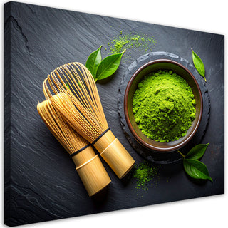 Paveikslas ant drobės, Japoniška Matcha Paveikslas ant drobės, Matcha Tea Paveikslai ant drobės Gera namie - Geranamie.lt