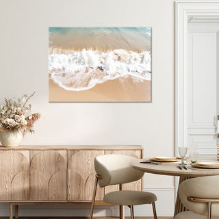 Paveikslas ant drobės, Žydroji atslūgstanti banga Paveikslai ant drobės Gera namie - Geranamie.lt