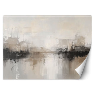 Wallpaper, Modern Grey Beige Abstraction