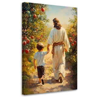 Paveikslas ant drobės, Jėzus su berniuku Paveikslai ant drobės Gera namie - Geranamie.lt