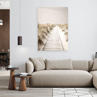 Paveikslas ant drobės, Smėlėtas takelis į jūrą Paveikslai ant drobės Gera namie - Geranamie.lt
