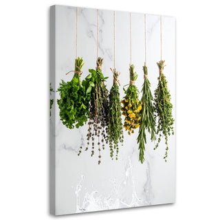 Paveikslas ant drobės, Džiovintos prieskoninės žolelės Nr. 4 Paveikslas ant drobės, Herbs spices plants Paveikslai ant drobės Gera namie - Geranamie.lt