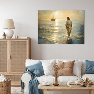 Paveikslas ant drobės, Jėzus einantis vandeniu Paveikslai ant drobės Gera namie - Geranamie.lt