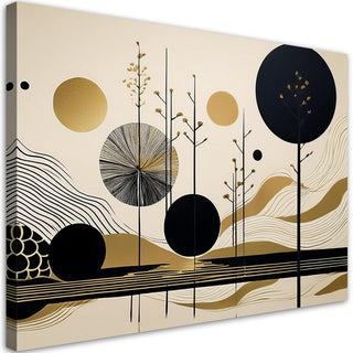 Canvas print, Abstract Shapes And Lines