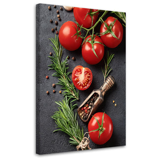 Paveikslas ant drobės, Pomidorai su razmorinu Paveikslas ant drobės, Tomatoes Vegetables Food Kitchen Paveikslai ant drobės Gera namie - Geranamie.lt