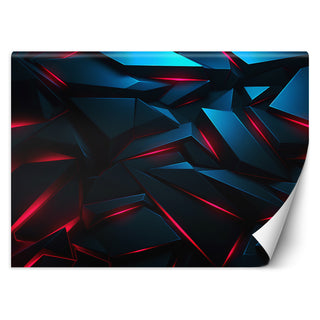 Fototapetai, Abstrakčios mėlynos formos 3DTapetai Gera namie - Geranamie.lt