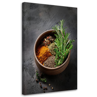 Paveikslas ant drobės, Rozmarinas ir prieskoniai Paveikslas ant drobės, Kitchen Spices Herbs Paveikslai ant drobės Gera namie - Geranamie.lt