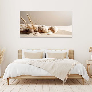 Paveikslas ant drobės, Kriauklės ir javų šakelės Paveikslai ant drobės Gera namie - Geranamie.lt