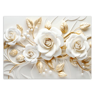 Fototapetai, Reljefinė rožė aukse