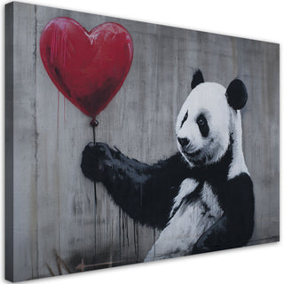 Paveikslas ant drobės, Meilės panda Paveikslai ant drobės Gera namie - Geranamie.lt