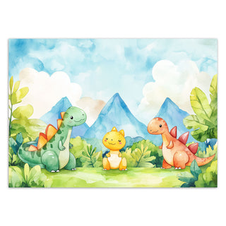 Wallpaper, Colorful world of dinosaurs