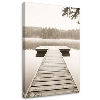 Paveikslas ant drobės, Prieplauka pakrantėjePaveikslai ant drobės Gera namie - Geranamie.lt