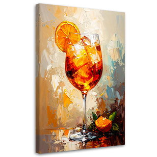 Paveikslas ant drobės, Aperol Spritz gaiva Paveikslas ant drobės, Aperol Cocktail Fruit Paveikslai ant drobės Gera namie - Geranamie.lt