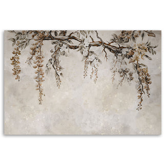 Painting on canvas, Acacia flowers