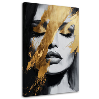 Paveikslas ant drobės, Moters portretas prabangoje Paveikslai ant drobės Gera namie - Geranamie.lt