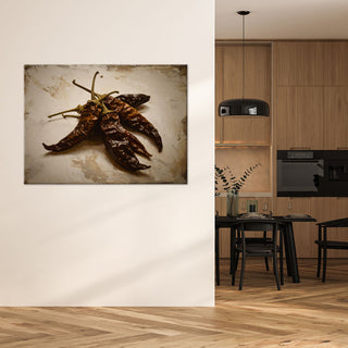 Paveikslas ant drobės, aitrieji pipirai Nr. 4 Paveikslas ant drobės, Vintage peppers Paveikslai ant drobės Gera namie - Geranamie.lt