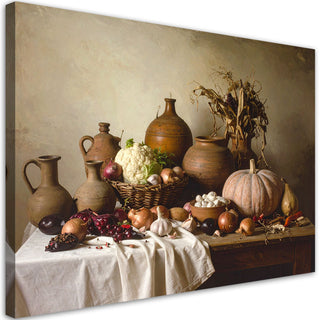 Paveikslas ant drobės, Daržo vertybės Paveikslas ant drobės, Still life jugs vegetables Paveikslai ant drobės Gera namie - Geranamie.lt