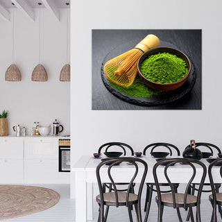 Paveikslas ant drobės, Matcha skonis Paveikslas ant drobės, Japanese Matcha Tea Paveikslai ant drobės Gera namie - Geranamie.lt