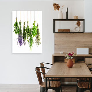 Paveikslas ant drobės, Džiovintos prieskoninės žolelės Nr. 8 Paveikslas ant drobės, Hanging herbs Paveikslai ant drobės Gera namie - Geranamie.lt