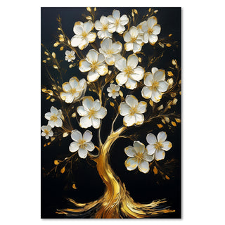 Paveikslas ant drobės, Žydintis gyvenimo medis tamsoje Paveikslai ant drobės Gera namie - Geranamie.lt
