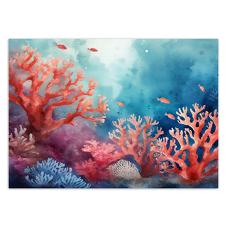 Wallpaper, Colorful coral reef