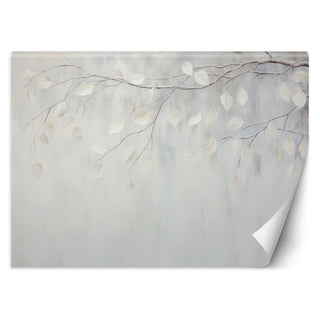 Wallpaper, Beige plant leaves twigs nature boho