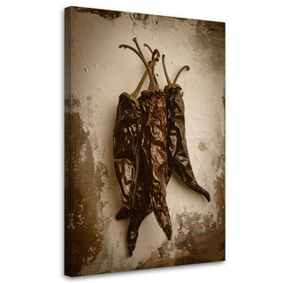 Paveikslas ant drobės, džiovinti čili Paveikslas ant drobės, Retro dried peppers Paveikslai ant drobės Gera namie - Geranamie.lt