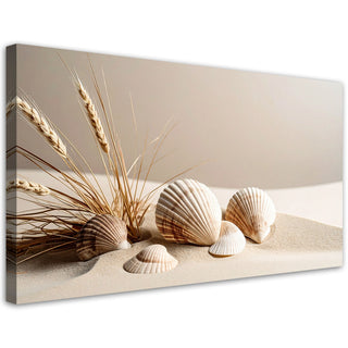 Paveikslas ant drobės, Kriauklės ir javų šakelės Paveikslai ant drobės Gera namie - Geranamie.lt