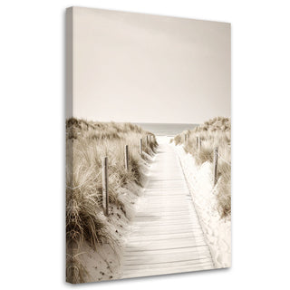 Paveikslas ant drobės, Balto smėlio takelis Paveikslai ant drobės Gera namie - Geranamie.lt