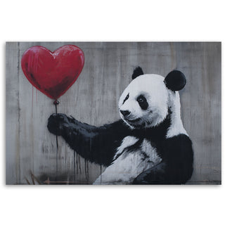 Paveikslas ant drobės, Meilės panda Paveikslai ant drobės Gera namie - Geranamie.lt
