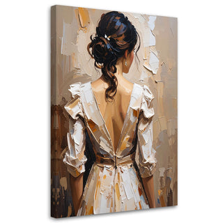 Paveikslas ant drobės, Moters siluetas pastelėje Paveikslai ant drobės Gera namie - Geranamie.lt